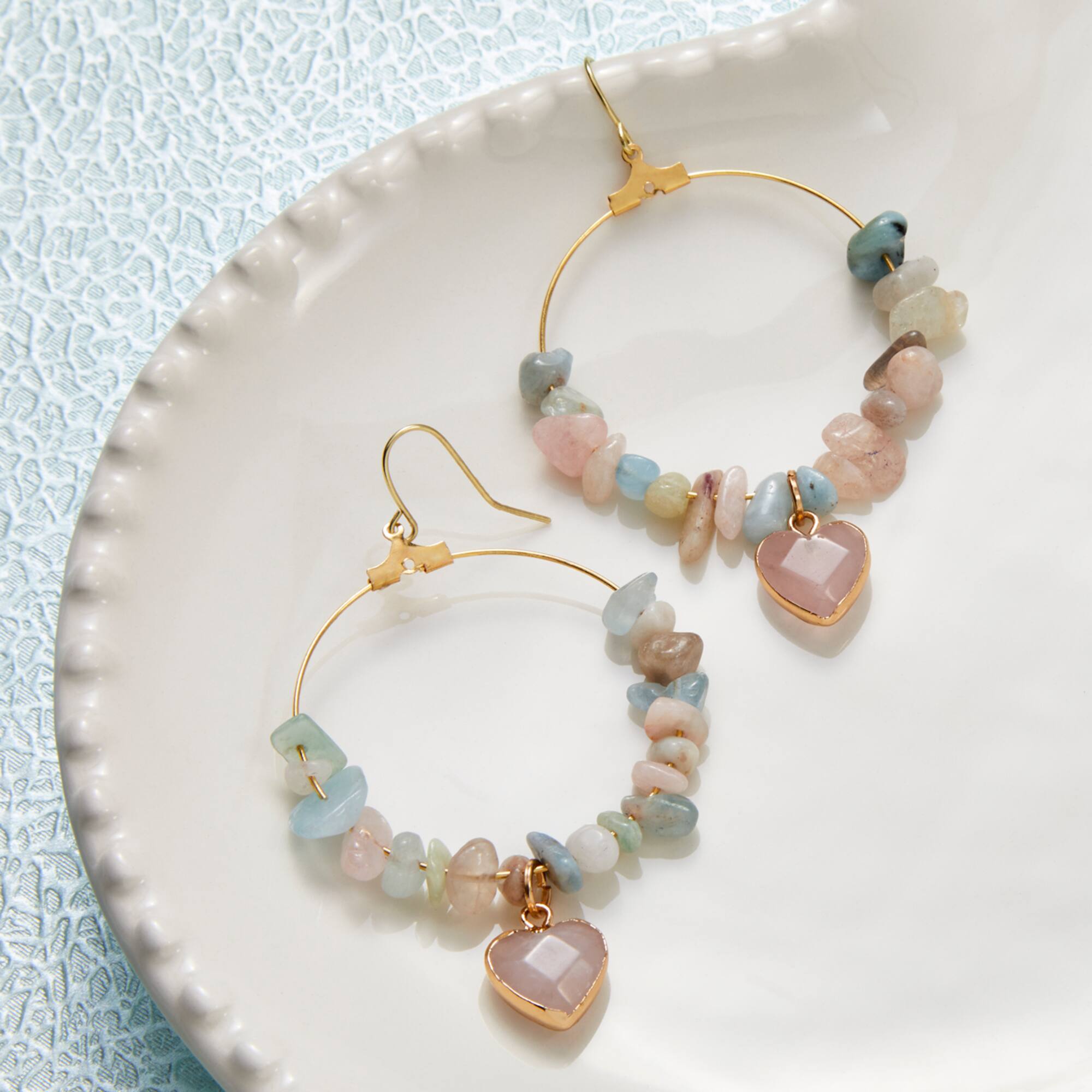 Morganite Chip Beads by Bead Landing®